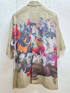 画像2: Azuma.(アズマ) × 天明屋尚 「韻」OPEN COLLAR SHIRT 24SH-SH-02A (2)