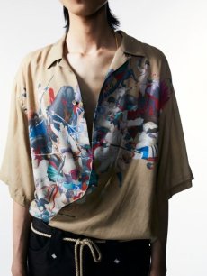 画像6: Azuma.(アズマ) × 天明屋尚 「韻」OPEN COLLAR SHIRT 24SH-SH-02A (6)