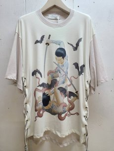 画像1: Azuma.(アズマ) × 天明屋尚 「思念遊戯」LACE UP S/S 24SH-CS-03A-2 (1)