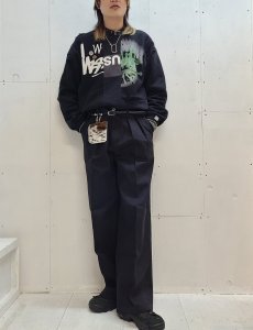 画像7: A PUZZLING HOME(アパズリングホーム) BLACKDENIM WORK TROUSERS 24ss-005 (7)