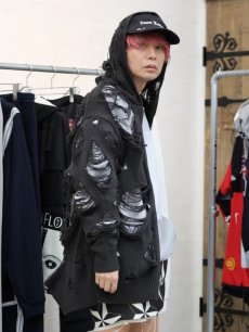 画像6: children of the discordance(チルドレンオブザディスコーダンス) DOOM PATCHWORK CAP COTDAC-001(BLK) (6)