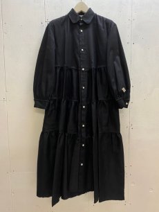 画像4: el conductorH(コンダクター) FRAYED HEM COTTON TIERED DRESS PD24SW02 (4)