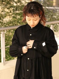 画像14: el conductorH(コンダクター) FRAYED HEM COTTON TIERED DRESS PD24SW02 (14)