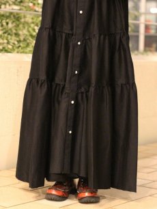 画像15: el conductorH(コンダクター) FRAYED HEM COTTON TIERED DRESS PD24SW02 (15)