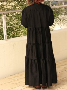 画像16: el conductorH(コンダクター) FRAYED HEM COTTON TIERED DRESS PD24SW02 (16)