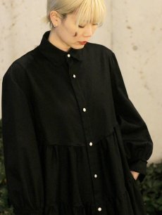 画像21: el conductorH(コンダクター) FRAYED HEM COTTON TIERED DRESS PD24SW02 (21)