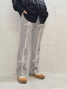 画像13: ★SALE50％0FF★children of the discordance(チルドレンオブザディスコーダンス) CRAIG BARBED WIRE SWEAT PANTS COTDPT-034 (13)