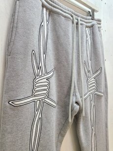 画像2: ★SALE50％0FF★children of the discordance(チルドレンオブザディスコーダンス) CRAIG BARBED WIRE SWEAT PANTS COTDPT-034 (2)