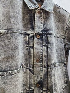 画像2: SUGARHILL(シュガーヒル) ACID WASHED MODERN DENIM JACKET 2441000413 (2)