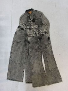 画像7: SUGARHILL(シュガーヒル) ACID WASHED MODERN WESTERN FLARED TROUSERS 2441000421 (7)