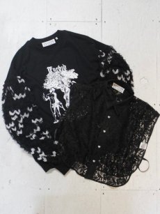 画像7: ★SALE50％0FF★el conductorH(コンダクター) SLEEVELESS CROPPED FLOWER LACE SHIRT PD24SS01 (7)