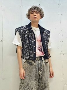 画像16: ★SALE50％0FF★el conductorH(コンダクター) SLEEVELESS CROPPED FLOWER LACE SHIRT PD24SS01 (16)