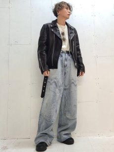 画像17: SUGARHILL(シュガーヒル) FADED MODERN WESTERN WIDE TROUSERS  (17)