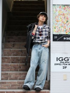 画像24: SUGARHILL(シュガーヒル) FADED MODERN WESTERN WIDE TROUSERS  (24)