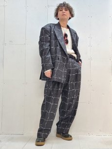 画像10: el conductorH(コンダクター) WIRE CHECK WIDE TROUSERS PD24SP01 (10)