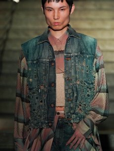 画像13: SUGARHILL(シュガーヒル)CRASHED MODERN DENIM VEST 2441000423  (13)