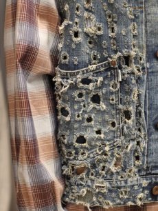 画像10: SUGARHILL(シュガーヒル)CRASHED MODERN DENIM VEST 2441000423  (10)