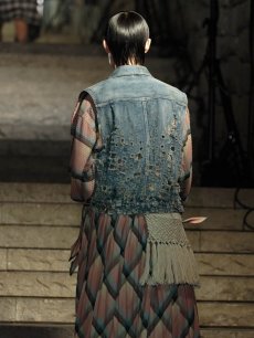 画像14: SUGARHILL(シュガーヒル)CRASHED MODERN DENIM VEST 2441000423  (14)