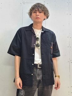 画像7: Takaya Hioki (タカヤヒオキ) POLO REMAKE OPEN COLLER SHIRT (7)