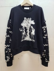 画像1: ★SALE50％0FF★el conductorH(コンダクター) BUBBLE FRILL SLEEVE CREW NECK SWEATER PD24SC06 (1)