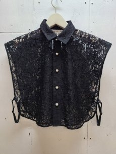 画像1: ★SALE50％0FF★el conductorH(コンダクター) SLEEVELESS CROPPED FLOWER LACE SHIRT PD24SS01 (1)