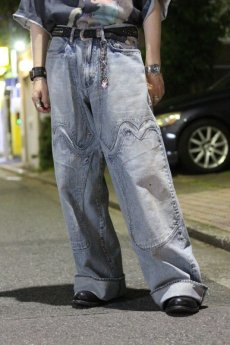 画像28: SUGARHILL(シュガーヒル) FADED MODERN WESTERN WIDE TROUSERS  (28)