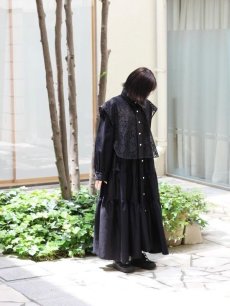 画像25: el conductorH(コンダクター) FRAYED HEM COTTON TIERED DRESS PD24SW02 (25)