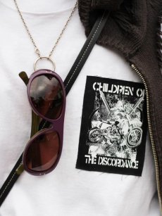 画像10: children of the discordance(チルドレンオブザディスコーダンス) DAMN ROMANCE PATCH NS TEE C COTDCS-018 (10)