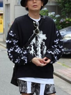 画像19: ★SALE50％0FF★el conductorH(コンダクター) BUBBLE FRILL SLEEVE CREW NECK SWEATER PD24SC06 (19)