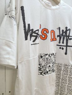 画像2: Takaya Hioki (タカヤヒオキ) OLD STUSSY REMAKE S/S  "REBEL ELEMENTS EXCLUSIVE" (WHT)B (2)