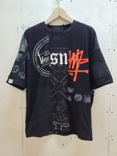 画像1: Takaya Hioki (タカヤヒオキ) OLD STUSSY REMAKE S/S  "REBEL ELEMENTS EXCLUSIVE (BLK)A (1)