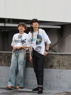 画像14: Takaya Hioki (タカヤヒオキ) OLD STUSSY REMAKE S/S  "REBEL ELEMENTS EXCLUSIVE" (WHT)A (14)