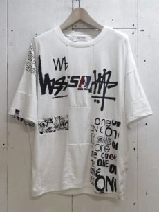 画像1: Takaya Hioki (タカヤヒオキ) OLD STUSSY REMAKE S/S  "REBEL ELEMENTS EXCLUSIVE" (WHT)C (1)