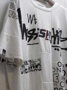 画像2: Takaya Hioki (タカヤヒオキ) OLD STUSSY REMAKE S/S  "REBEL ELEMENTS EXCLUSIVE" (WHT)C (2)