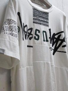 画像2: Takaya Hioki (タカヤヒオキ) OLD STUSSY REMAKE S/S  "REBEL ELEMENTS EXCLUSIVE" (WHT)A (2)