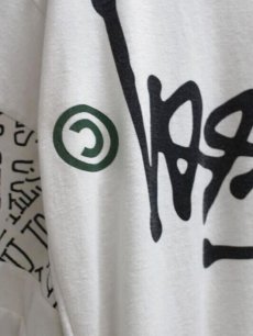 画像3: Takaya Hioki (タカヤヒオキ) OLD STUSSY REMAKE S/S  "REBEL ELEMENTS EXCLUSIVE" (WHT)A (3)