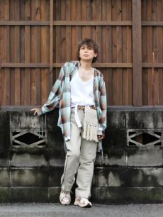 画像7: SUGARHILL(シュガーヒル) GILL LEATHER ZIP PANTS 23SSLA05(WHT) (7)