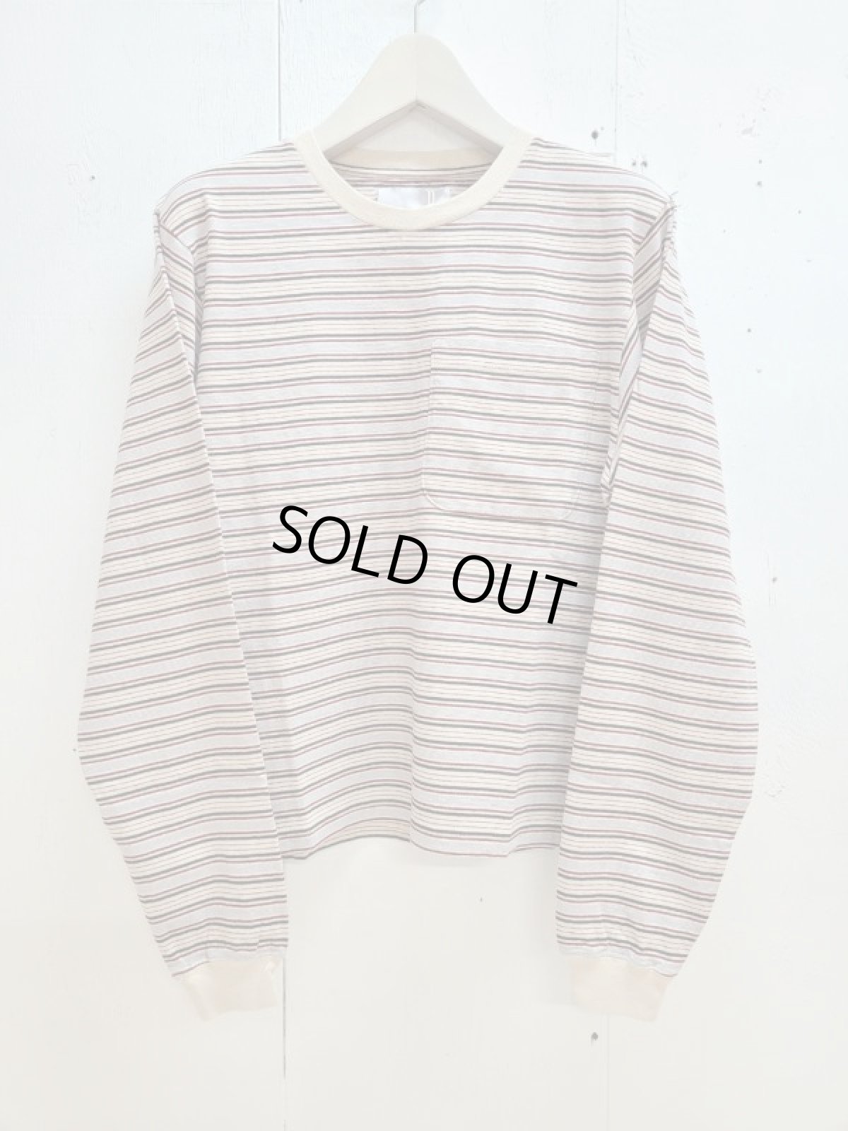 画像1: SUGARHILL(シュガーヒル) STRIPE LONG SLEEVE TEE 2411300902 (1)