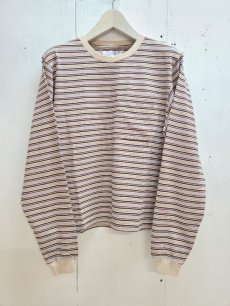 画像1: SUGARHILL(シュガーヒル) STRIPE LONG SLEEVE TEE 2411300902 (1)