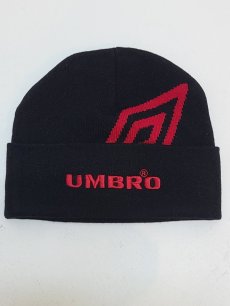 画像1: Children of the discordance(チルドレンオブザディスコーダンス) × UMBRO(アンブロ) LOGO BEANIE DISUMBAC002(BLK) (1)