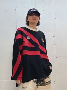 画像7: Children of the discordance(チルドレンオブザディスコーダンス) × UMBRO(アンブロ) UMPHREY BRO CN PULLOVER DISUMBCS-001(BLK) (7)