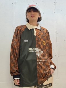 画像6: Children of the discordance(チルドレンオブザディスコーダンス) × UMBRO(アンブロ) CHANGEOVER GAME SHIRT DISUMBSH001(BRN) (6)