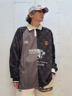 画像7: Children of the discordance(チルドレンオブザディスコーダンス) × UMBRO(アンブロ) CHANGEOVER GAME SHIRT DISUMBSH001(BLK) (7)