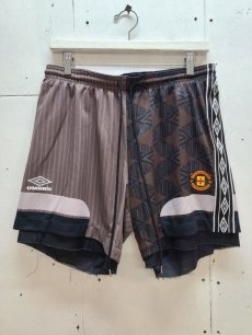 画像1: Children of the discordance(チルドレンオブザディスコーダンス) × UMBRO(アンブロ) CHANGEOVER GAME PANTS DISUMBPT002(BLK) (1)