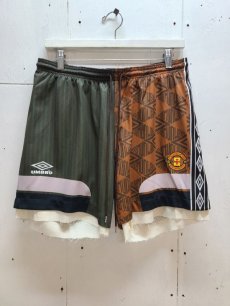 画像1: Children of the discordance(チルドレンオブザディスコーダンス) × UMBRO(アンブロ) CHANGEOVER GAME PANTS DISUMBPT002(BRN) (1)