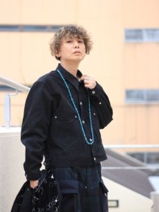 画像11: Azuma.(アズマ) ×TOM WORKS(トムワークス) TACKED DENIM JACKET 24AH-TW-01 (11)