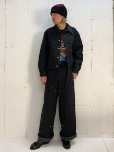 画像8: Azuma.(アズマ) ×TOM WORKS(トムワークス) TACKED DENIM JACKET 24AH-TW-01 (8)