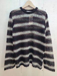 画像1: SUGARHILL(シュガーヒル) MOHAIR STRIPE PULLOVER 2411300603(MINT) (1)