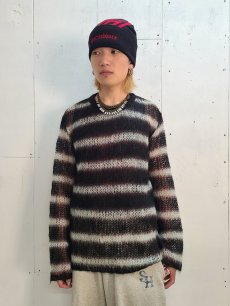 画像4: SUGARHILL(シュガーヒル) MOHAIR STRIPE PULLOVER 2411300603(MINT) (4)