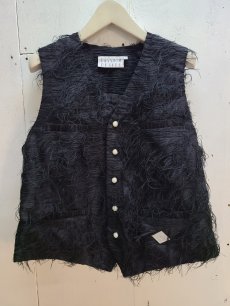 画像1: el conductorH(コンダクター) 5BUTTONS FRINGE VEST PD24AJ03 (1)